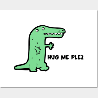 Crocodile hug me plez? Posters and Art